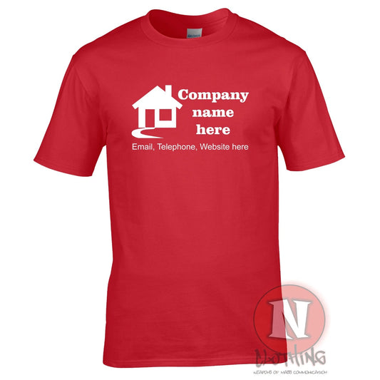 Property maintenance  t-shirt personalised custom building company tee