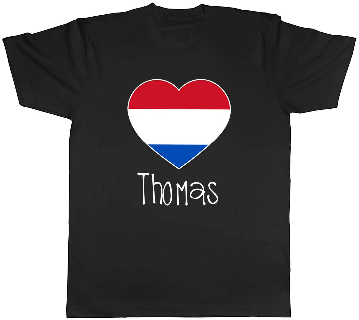 Personalised Love Netherlands Football Fan Mens T-Shirt Tee Gift Top