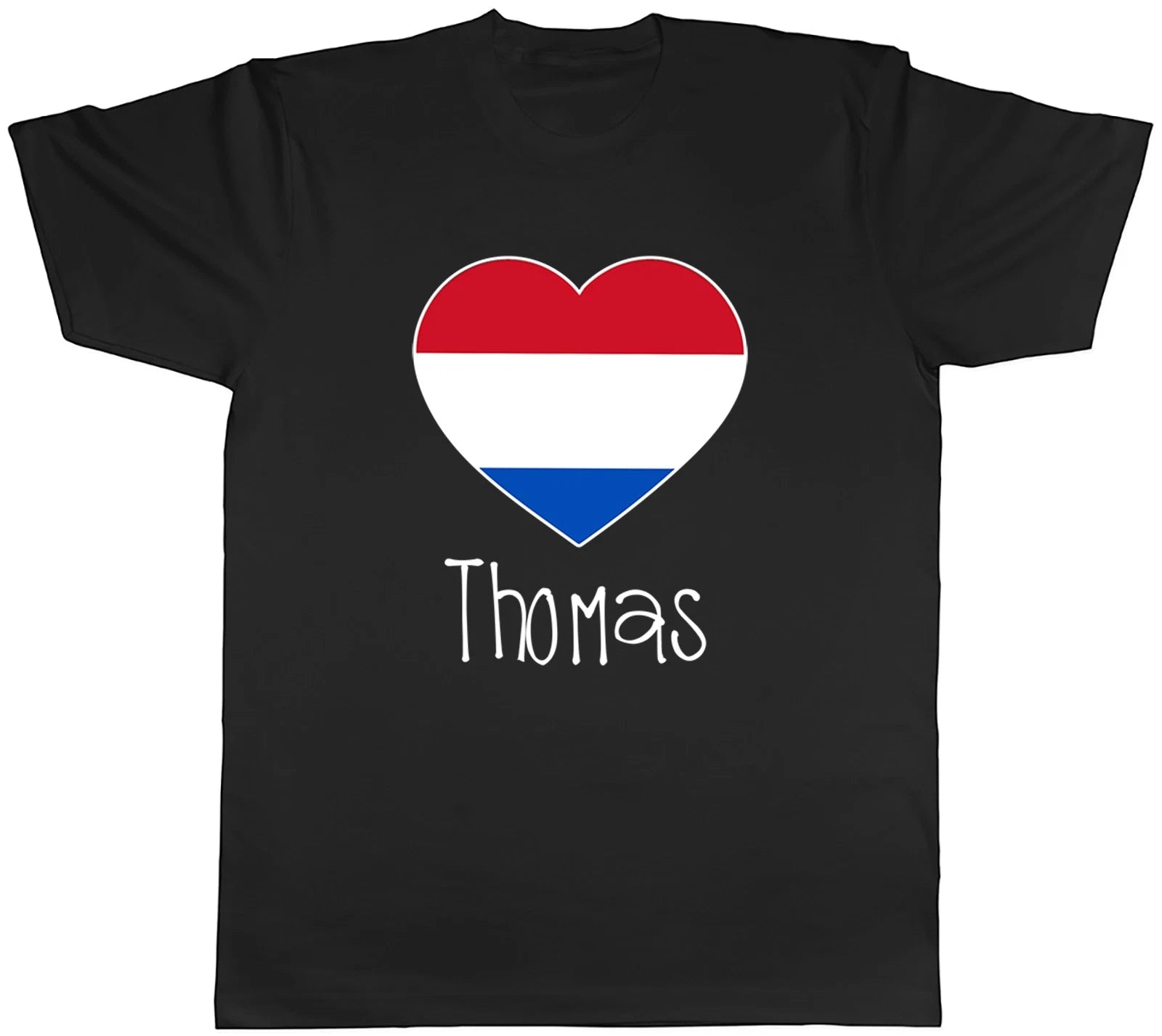 Personalised Love Netherlands Football Fan Mens T-Shirt Tee Gift Top