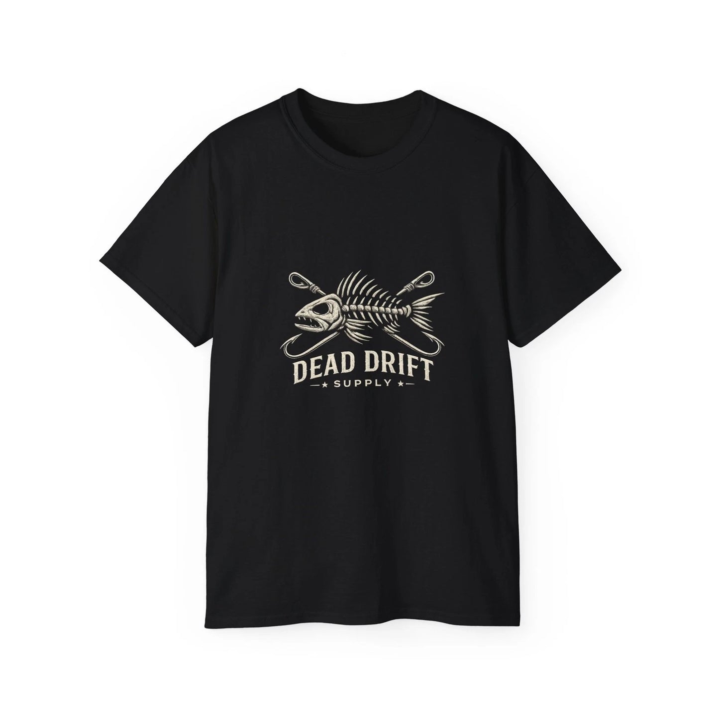 Dead Drift Rustic T-Shirt | Camping, Fishing, Tenting |  Rugged, Yet Modern Tee