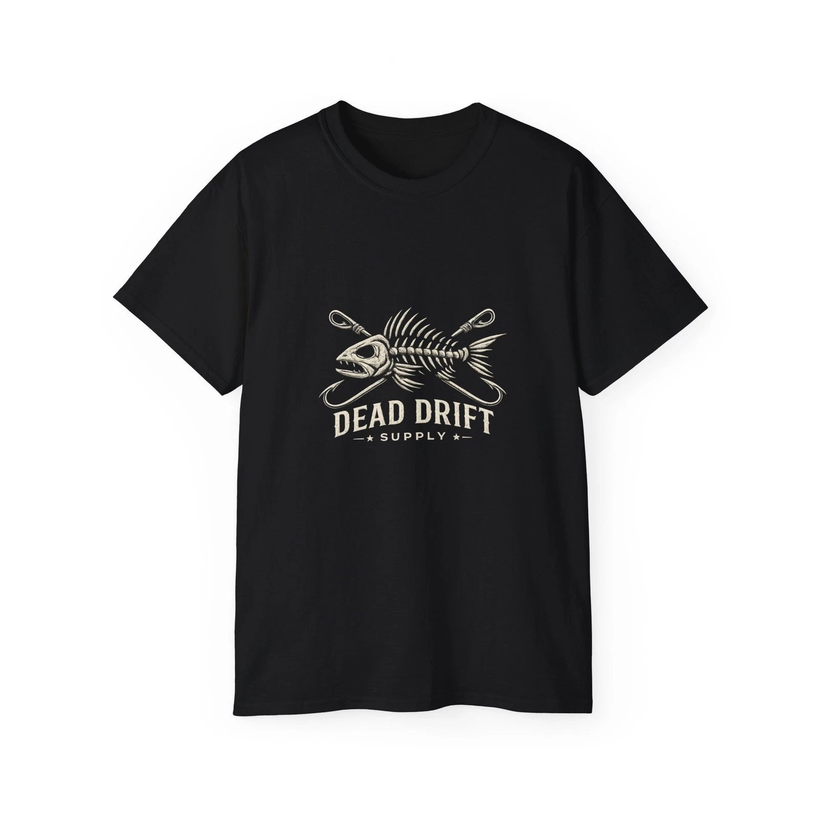 Dead Drift Rustic T-Shirt | Camping, Fishing, Tenting |  Rugged, Yet Modern Tee