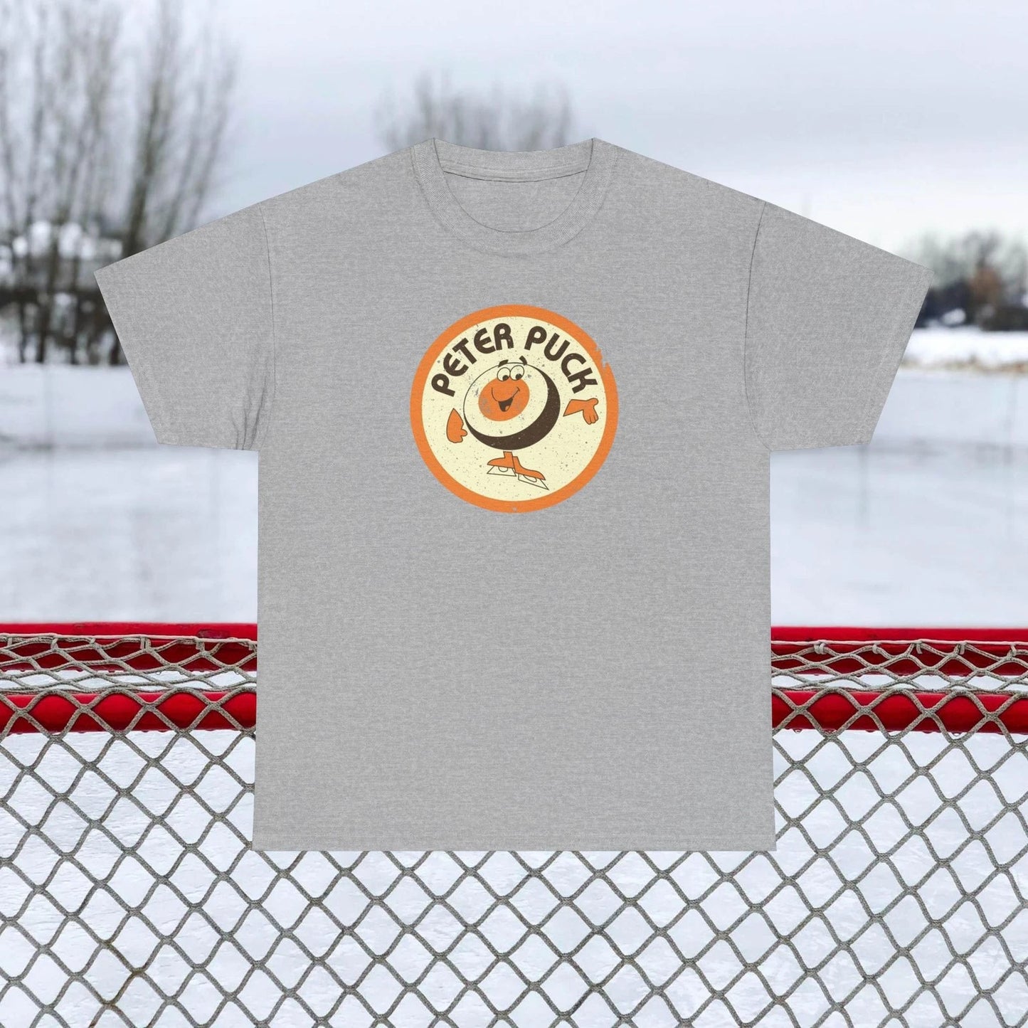 Peter Puck NHL Unisex Heavy Cotton T-Shirt