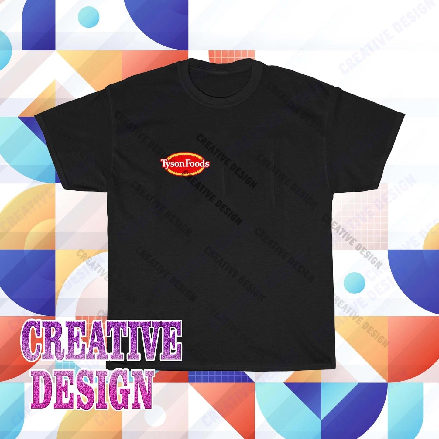 Tyson Foods Logo T- Shirt Funny Size S to 5XL