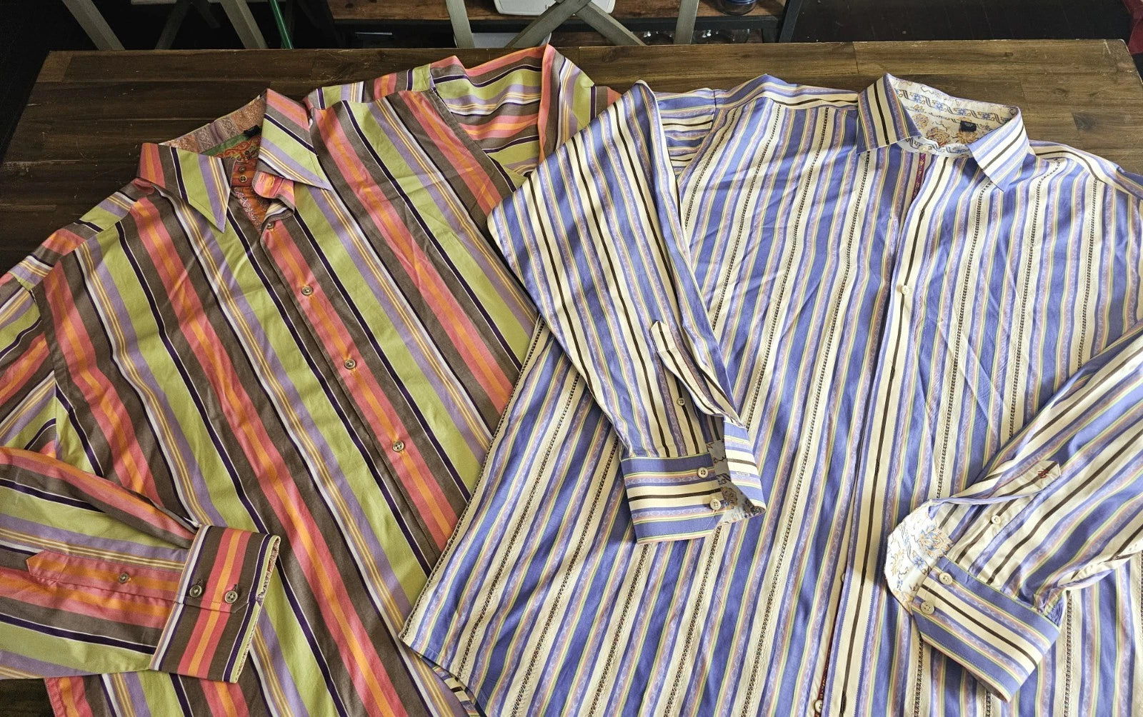 Robert Graham Button Down  Long  Sleeve  Shirts 3XLT