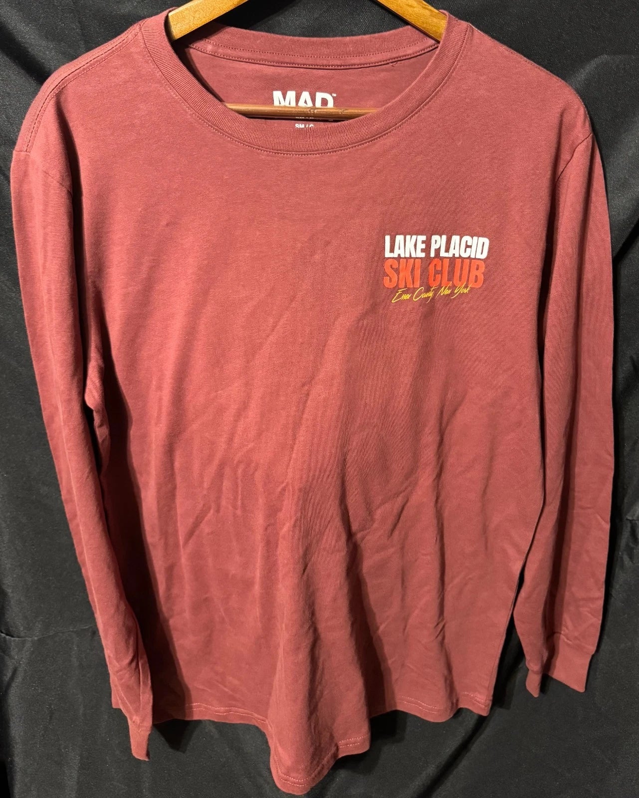 Men's XXL MAD ENGINE Lake Placid Ski Club long sleeve shirt NWT