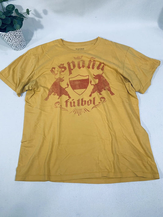 Espana Futbol Sonoma Life+Style Med T-Shirt tee Spain Soccer Yellow