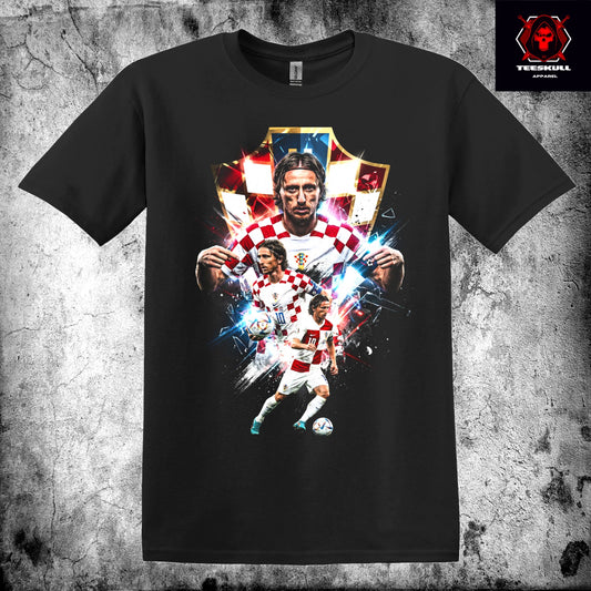 Luka Modrić 2026 World Football Legends Croatia Unisex Premium T-Shirt S-3XL🔥