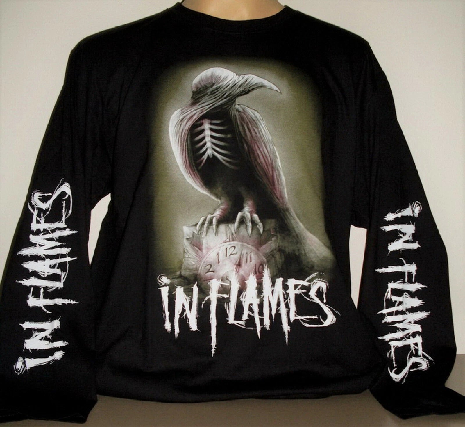 In Flames Sounds Of A Playground Fading Long Sleeve T-Shirt Size S M L XL 3XL