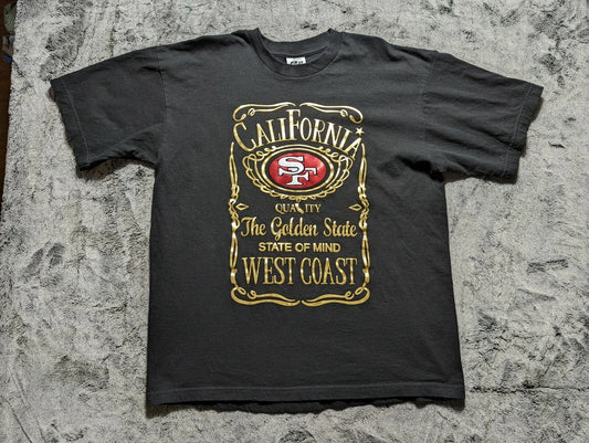 Athletic Pro Short Sleeve T Shirt Men's Size XL Black San Francisco