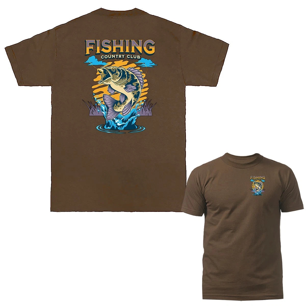 Fishing Club Legends Bass Fishing Outdoor Sports T-Shirt