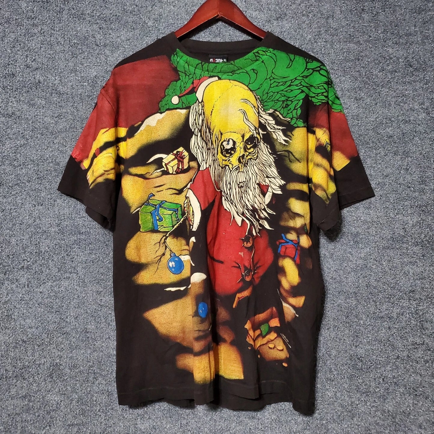 Metallica Sanda Kuwait Pushead AOP Shirt Mens XL Giant Modern Boot Print FLAWS