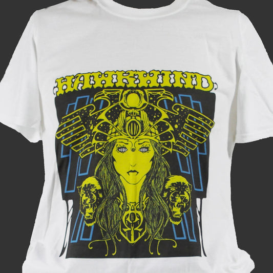 HAWKWIND PROG ROCK METAL T-SHIRT unisex white S-3XL