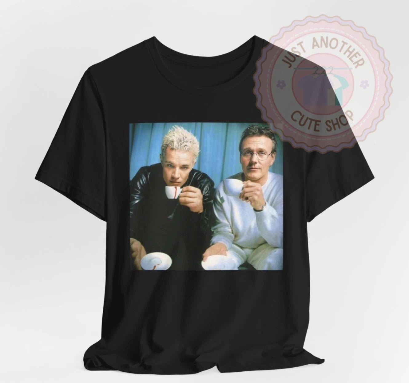 Buffy the Vampire Slayer T-Shirt ✩ SPIKE and GILES Tea Party ♡ Vintage Retro TV!