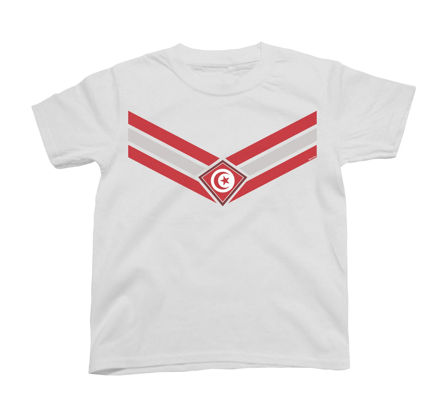 Tunisia Football T-Shirt V EMBLEM, Adults Kids Or Baby, World Cup 2026 Flag Kit