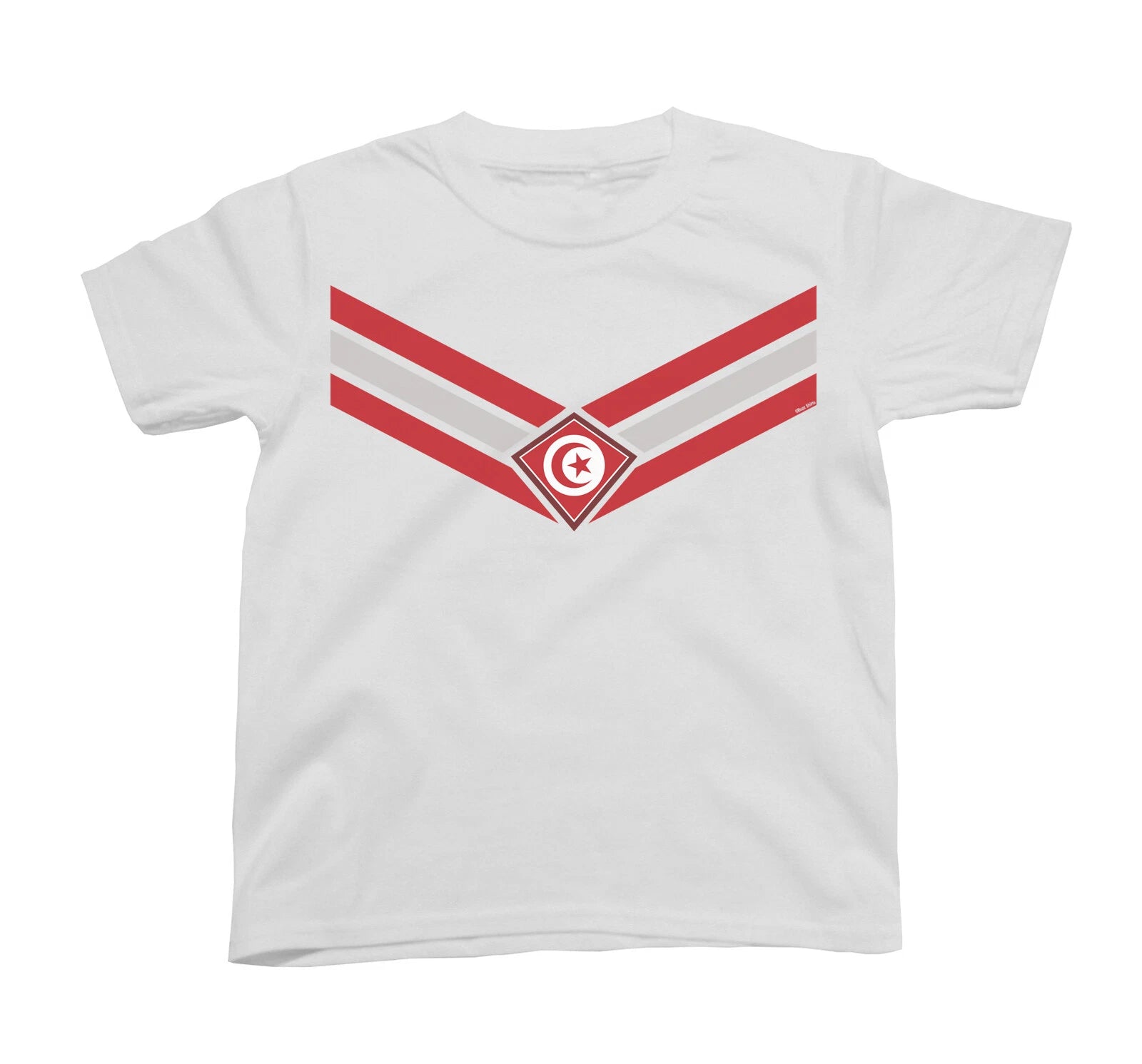 Tunisia Football T-Shirt V EMBLEM, Adults Kids Or Baby, World Cup 2026 Flag Kit