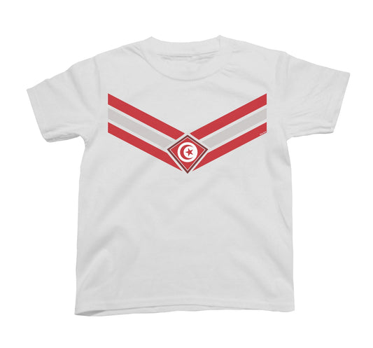 Tunisia Football T-Shirt V EMBLEM, Adults Kids Or Baby, World Cup 2026 Flag Kit
