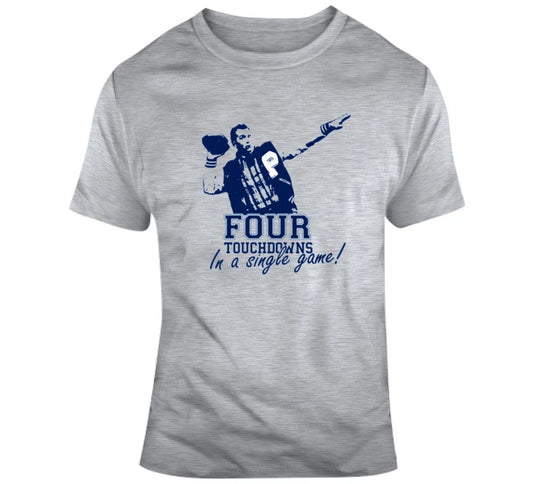 Married With Children Al Bundy 4 Touchdowns in a Single Tv Show Fan  T Shirt