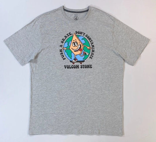 Men's Volcom Modern Fit "Push a Skate, Don't Contaminate" Earth Day T-Shirt