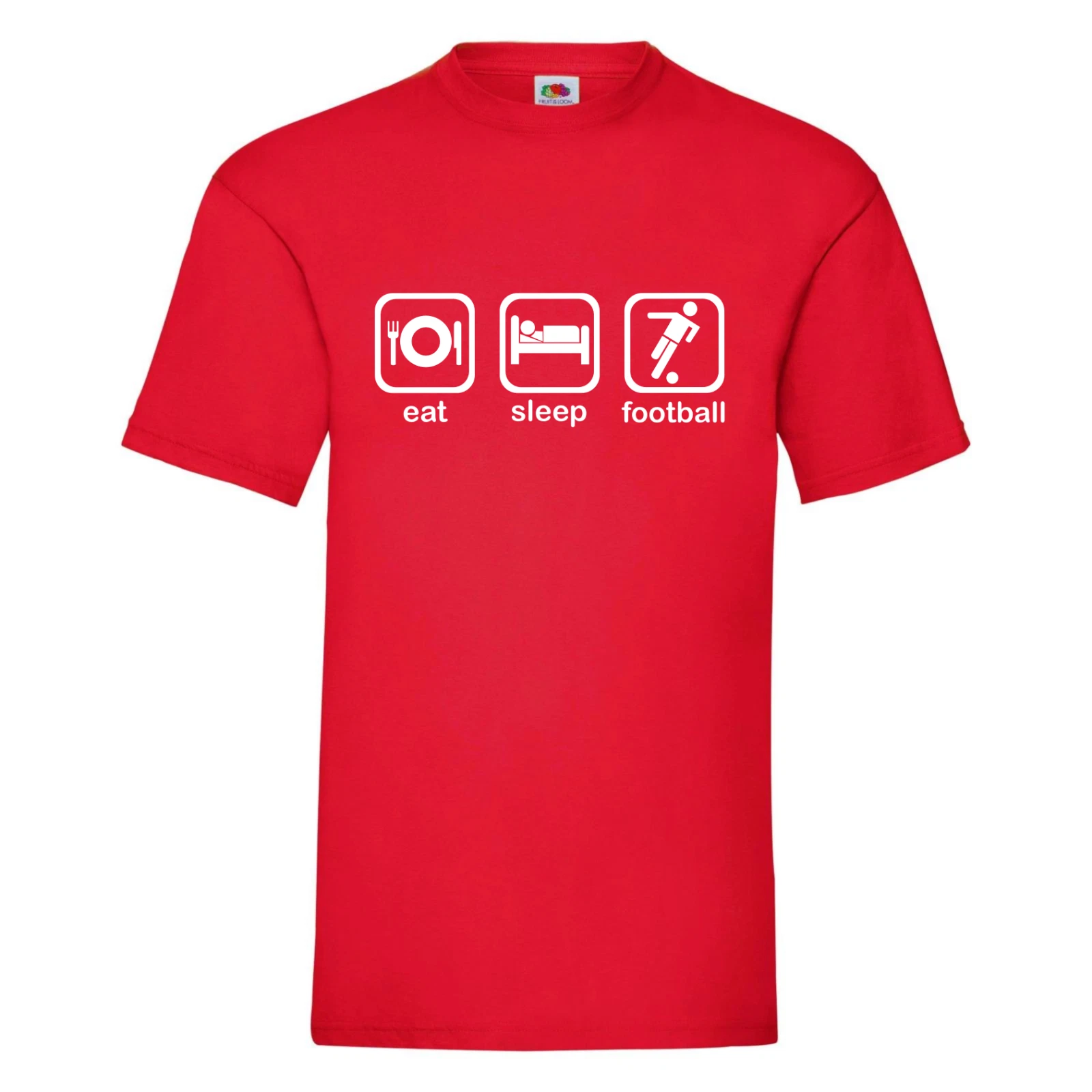 Eat, Sleep, Football - Football Fan T-Shirt, Football Player - Footie Fan Gift