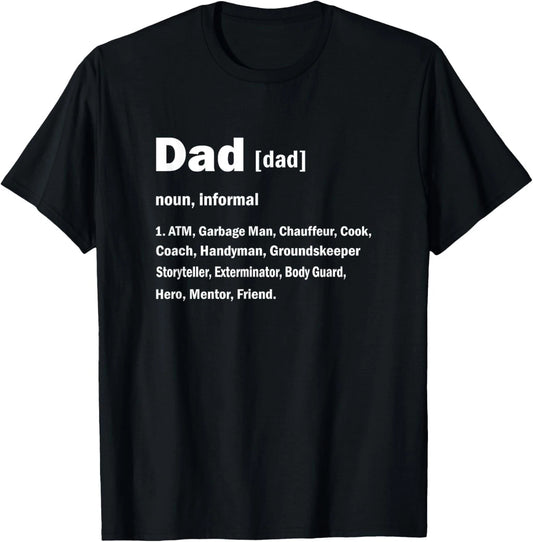 Dad Definition Father's Day Tee Gift Unisex T-Shirt