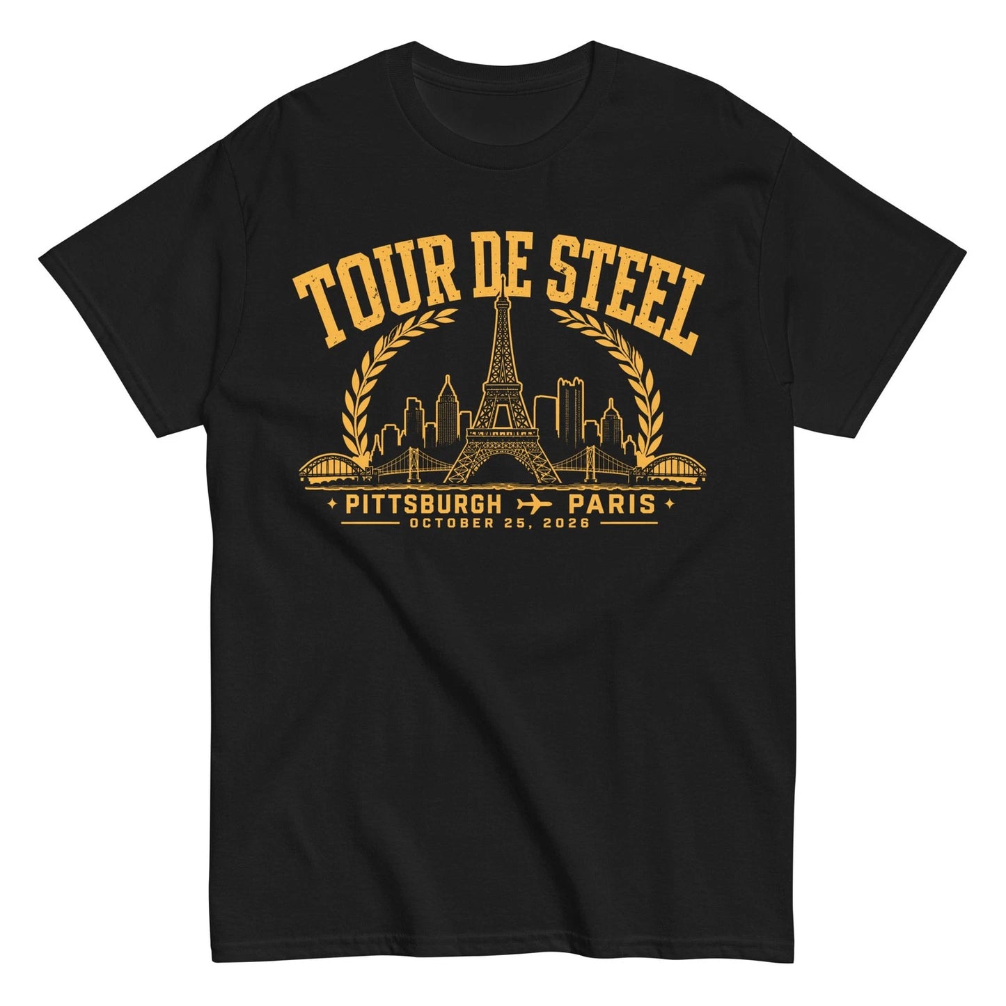 Tour De Steel: Pittsburgh to Paris 2026 Football Fan Skyline
