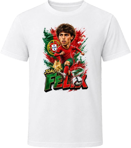 Joao Felix Portugal Soccer Caricature 2026 World Cup T Shirt
