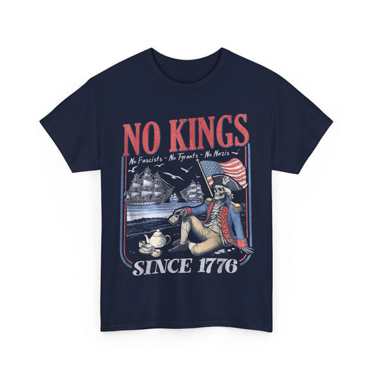 Retro No Kings No Fascists No Tyrants No Nazis Since 1776 T-Shirt
