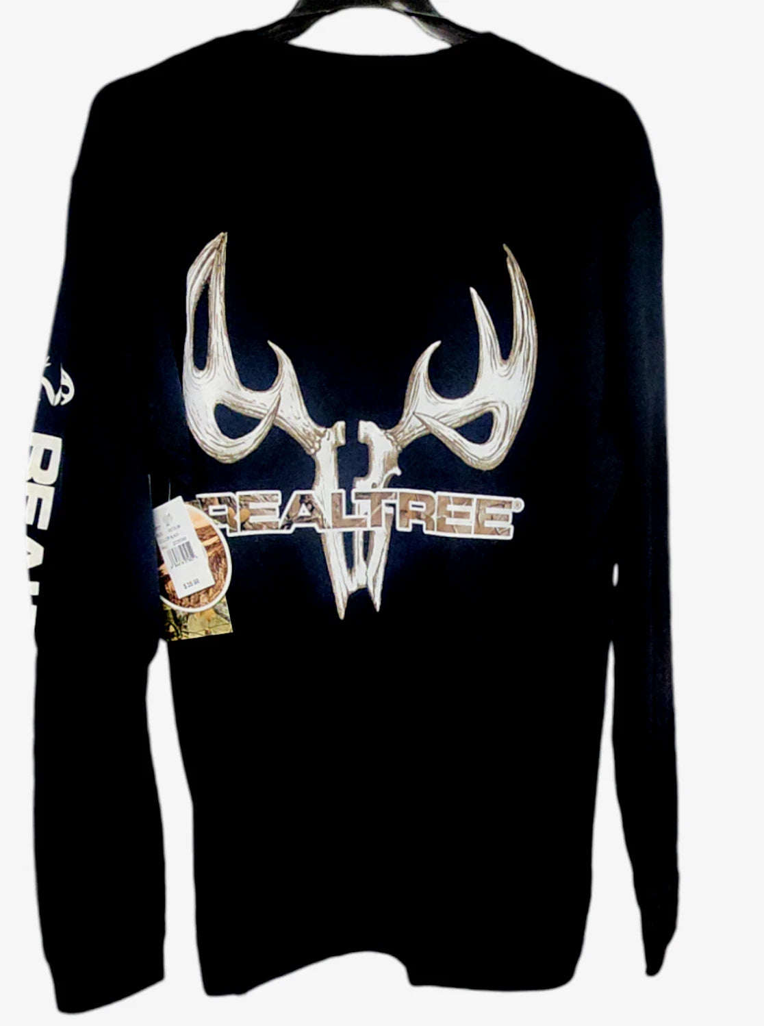 Men'sT Shirt Long Sleeve "REALTREE"-American Hunting Buck -Size Medium Only -NWT