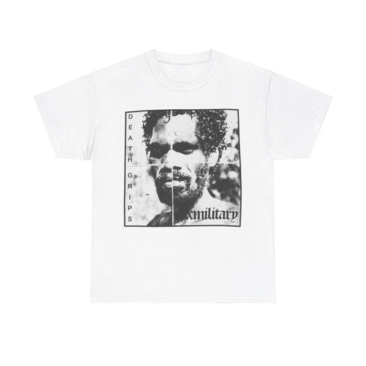 Death Grips Exmilitary Classic Tee Album Tour Merch T-Shirt - White All Sizes