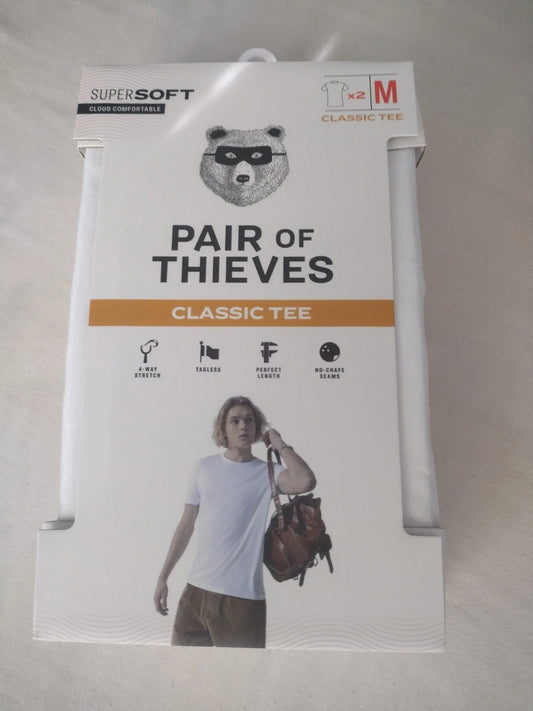 New! Pair Of Thieves Classic Fit Tee 2 Pack White medium New Bundle Of 2
