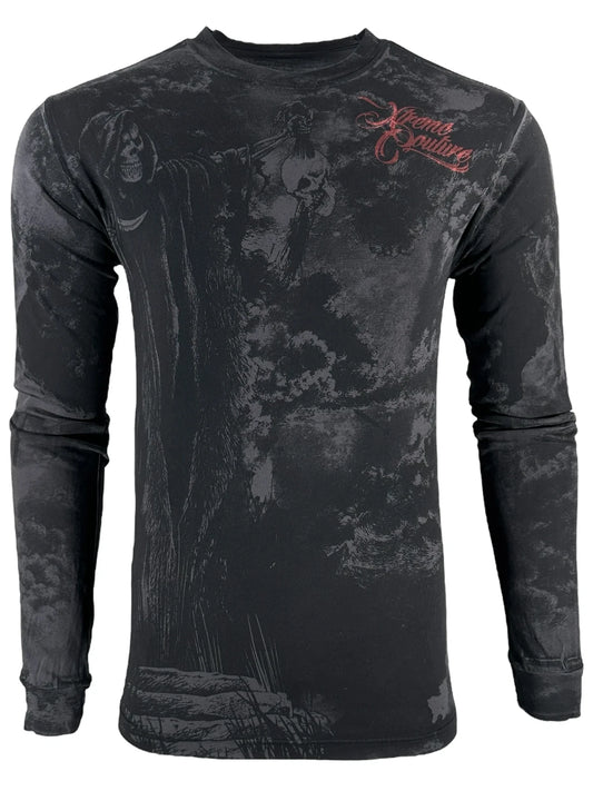 Xtreme Couture by Affliction Men's T-Shirt Rain Skull Biker S-4XL