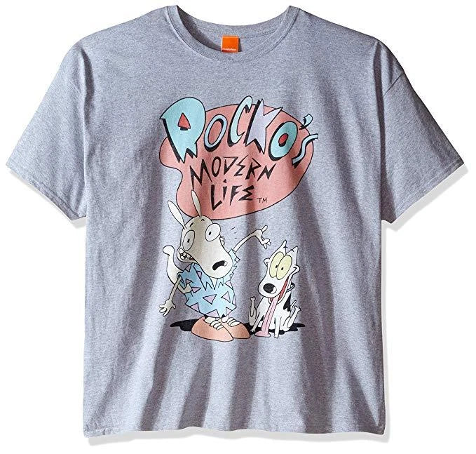 Nickelodeon Men's Rocko's Modern Life Men's T-Shirt size- Small