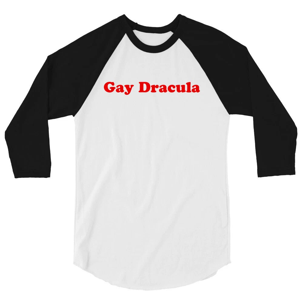 GAY DRACULA JRE Mark Normand 3/4 sleeve raglan shirt