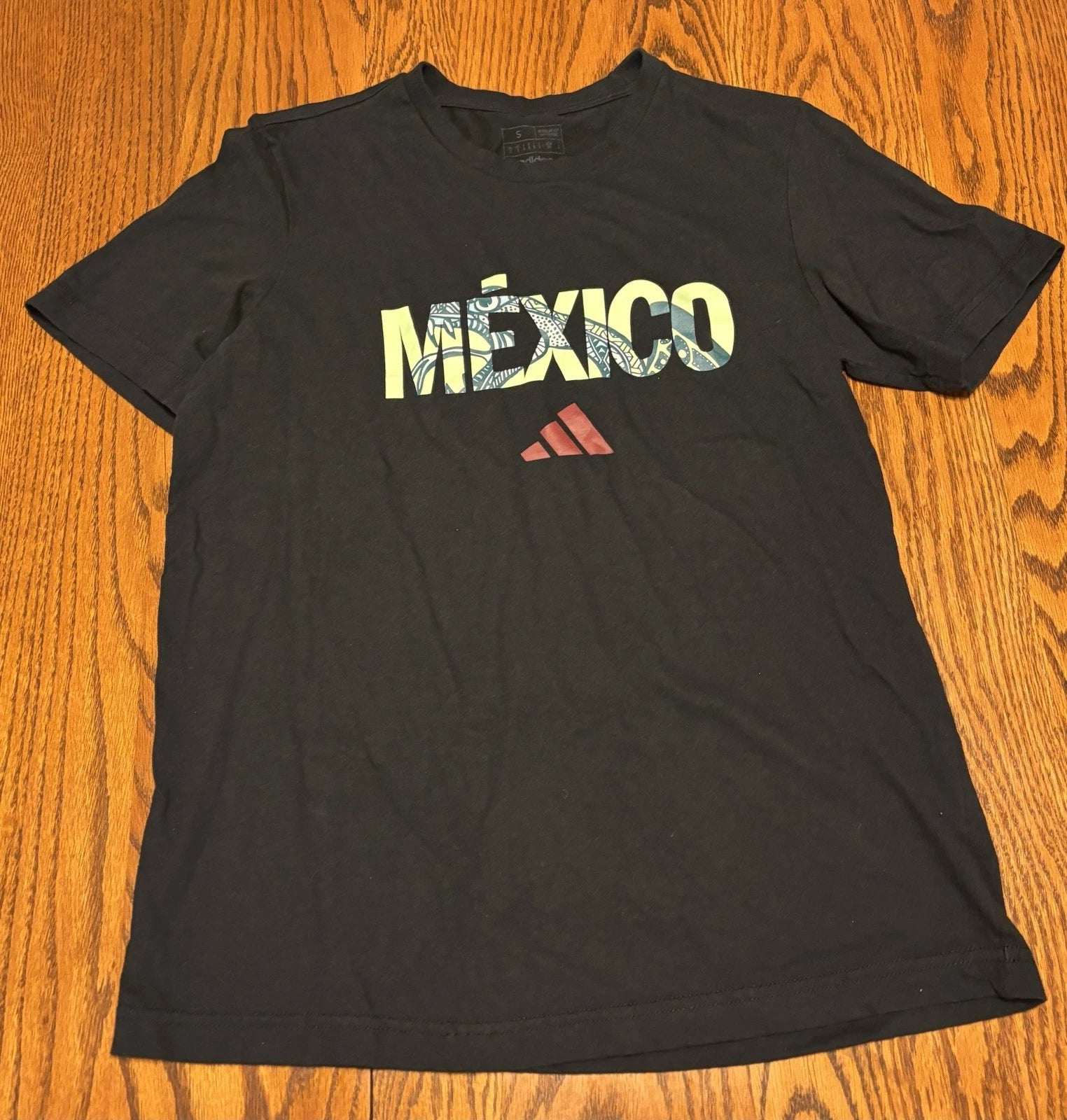 Adidas Youth Small Mexico Soccer National Team Short Sleeve T-Shirt World Cup
