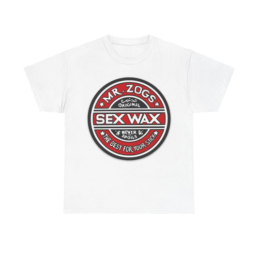 Mr Zogs Sex Wax Shirt Surfing Gear Charlies Angels Beach Unisex Heavy Cotton Tee