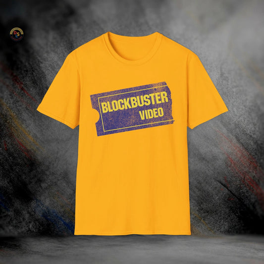 Blockbuster Video Vintage Retro T-Shirt | Softstyle Tee