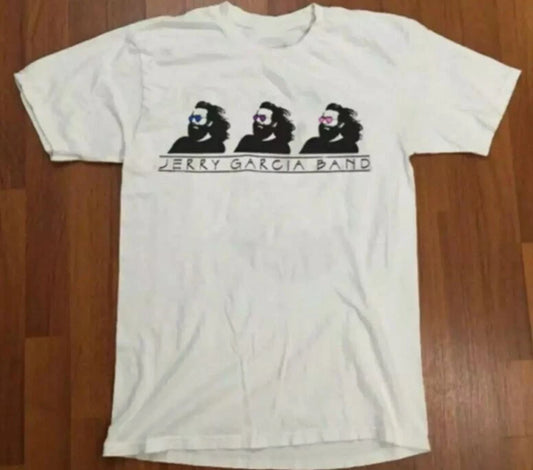 NEW 1991 Jerry Garcia Band White T Shirt S-5XL