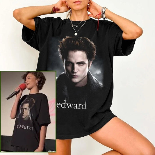 Edward Cullen Shirt, Zendaya Wearing Edward Cullen Shirt, Twilight Movie Tee