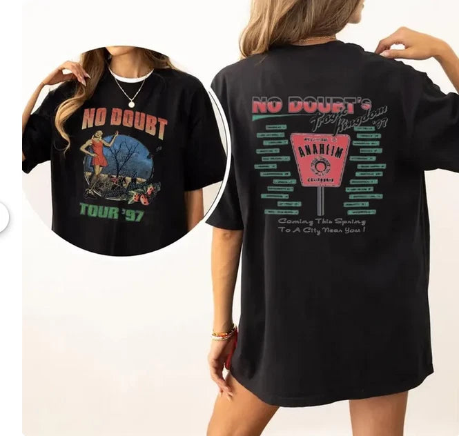 No Doubt Tragic Kingdom Tour '97 T_shirt, Vintage Rock Band Tee