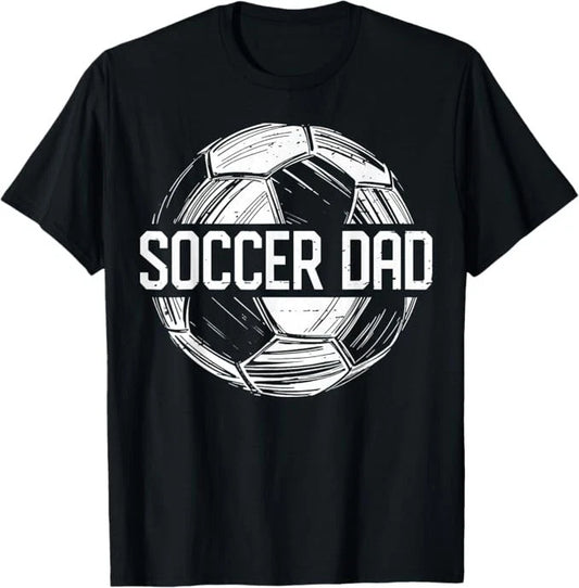 Soccer Dad Family Matching Team Player Gift Sport Lover Papa T-Shirt