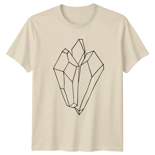 Simple Crystal Geology Lover T-Shirt Gemstone Mineral Collector Gift