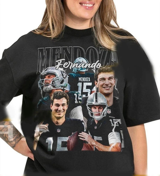 Fernando Mendoza Vintage T-Shirt ,Gift for Women and Man Shirt Unisex Tee