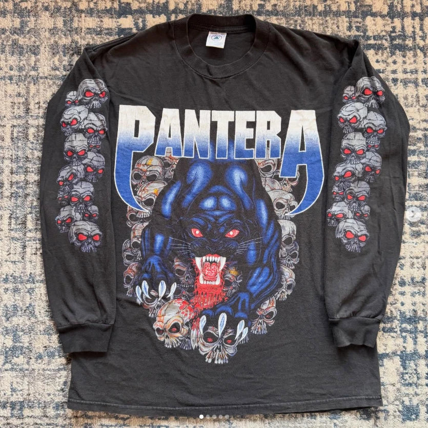 90s PANTERA PANTHER Long Sleeves Shirt Reprint