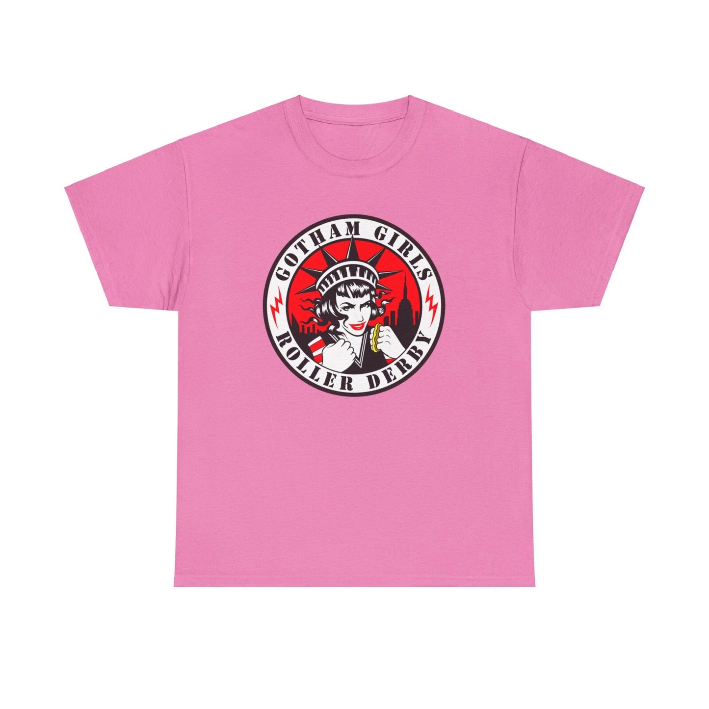 gotham girl roller derby T-shirt heavy cotton Size M