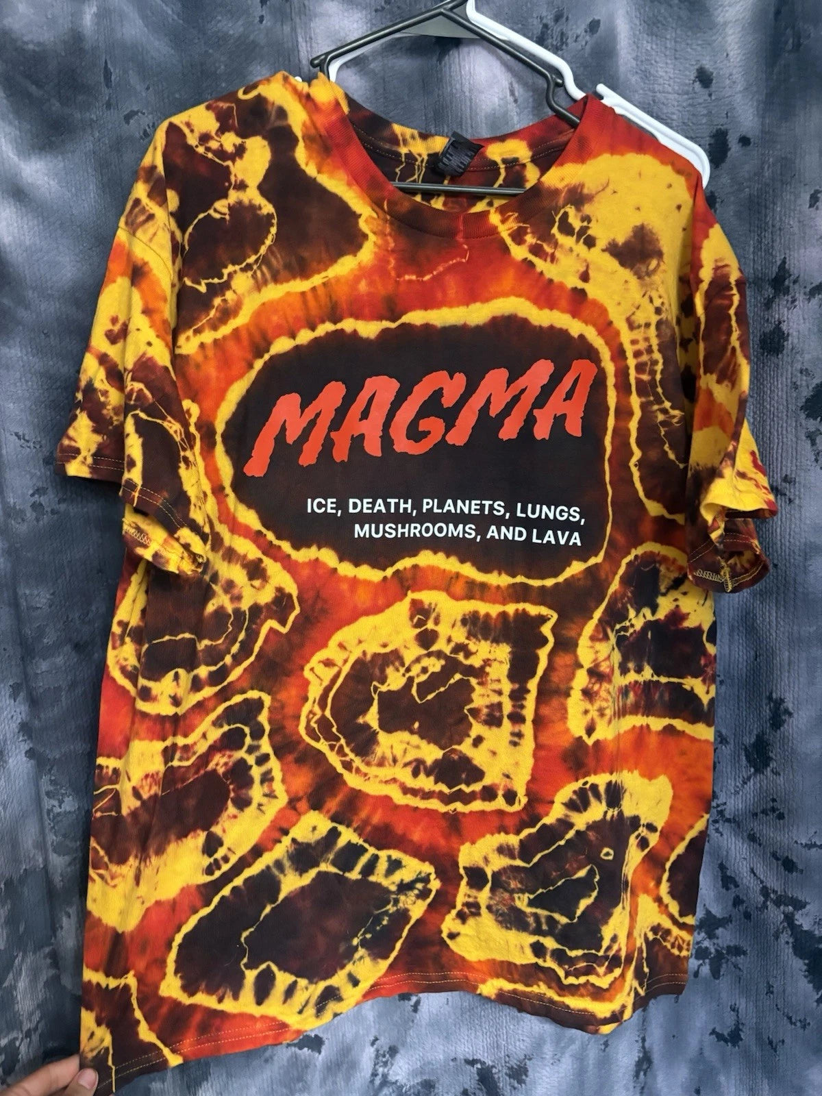 King Gizzard & The Lizard Wizard “Magma” custom tie-dye, size S, M, 2X, or 3X