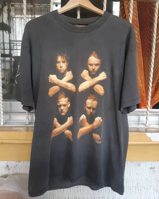 1992 METALLICA Birth School Death Vintage T-Shirt Reprint