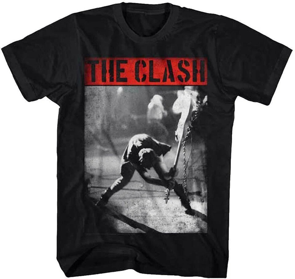 The Clash Smashing Guitar Black Unisex Shirt S-5XL Q91124