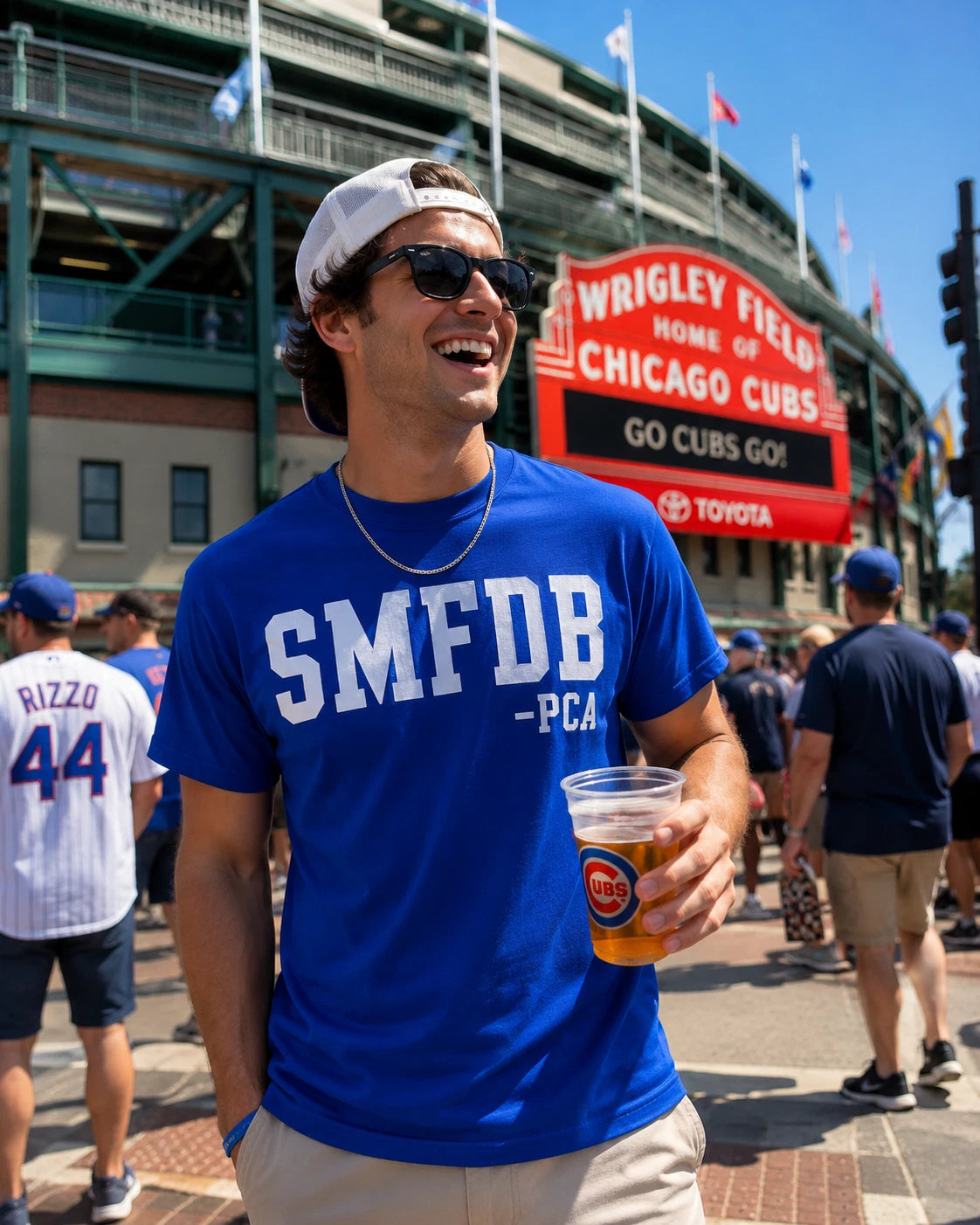 SMFDB PCA Chicago Cubs Baseball T-Shirt | Funny Sports Humor