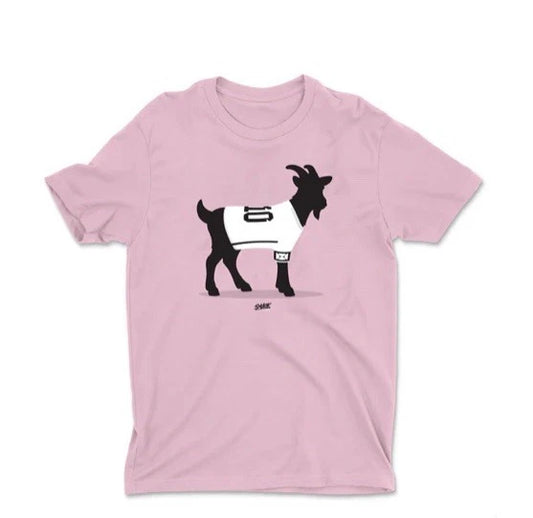 Pink T Shirt Goat 10 Messi Inter Miami - Football Futbol Soccer sz Adult Medium