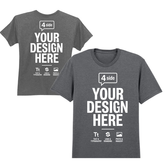 Custom T-Shirt With Your Design Text Photo Upload Mens Womens Tee